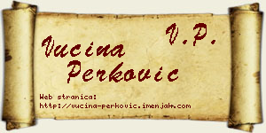 Vucina Perković vizit kartica